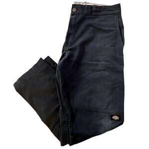 Dickies Skinny Straight Pants - 38x32 - Vintage Workwear - Blue